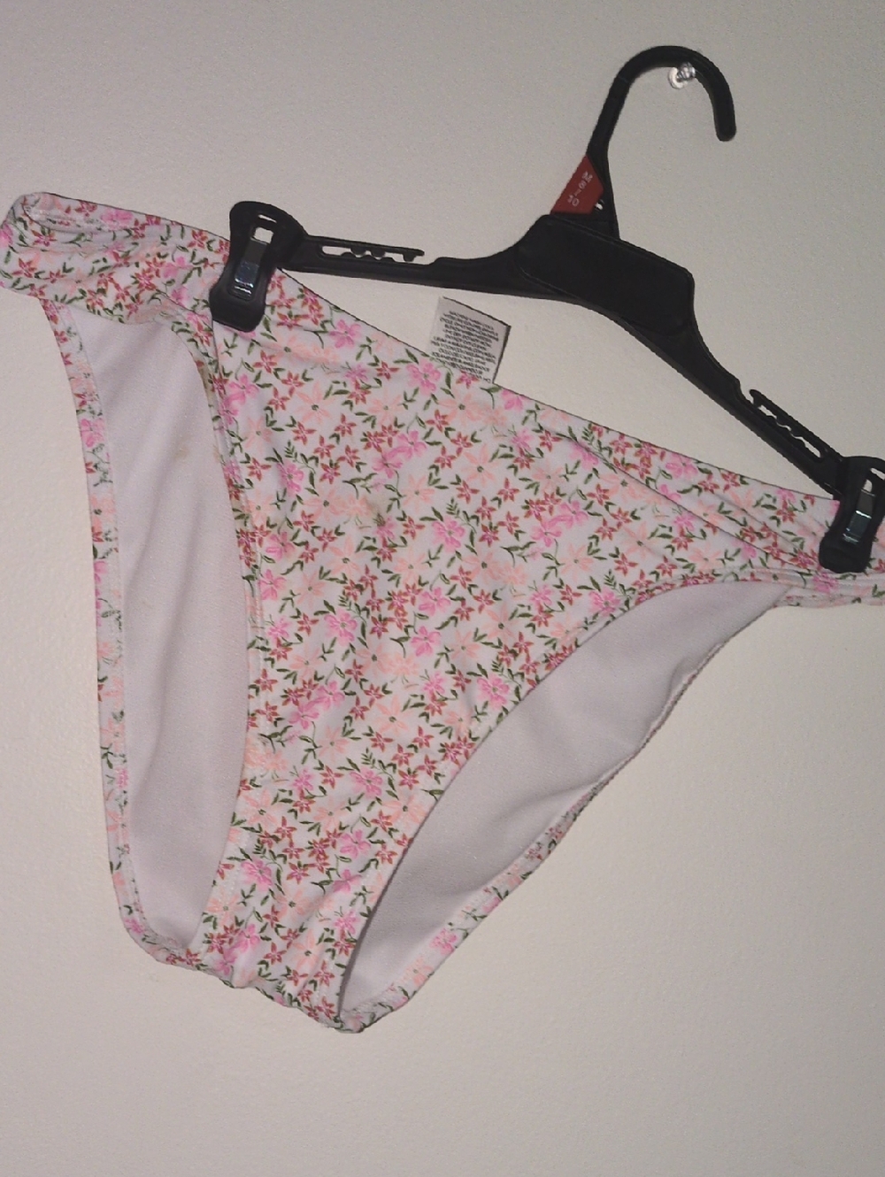 Pink Floral Bikini Bottoms